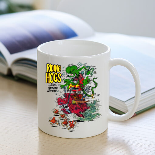 rat fink riding hogs and chasing chicks Mug 3