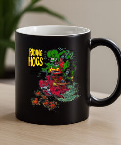 rat fink riding hogs and chasing chicks Mug 4
