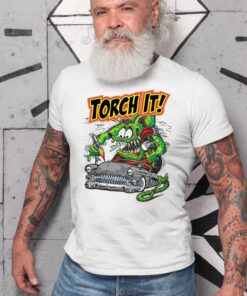 rat fink torch it WhiteShirt 2
