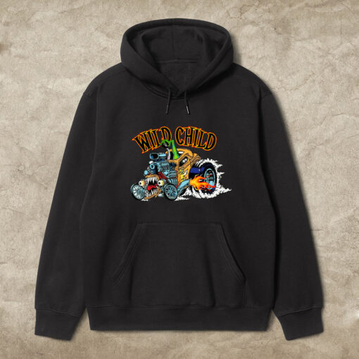 rat fink wild child hoodie 1
