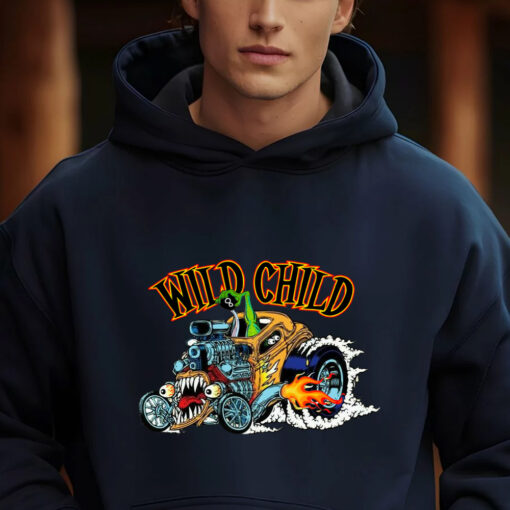 rat fink wild child hoodie 2