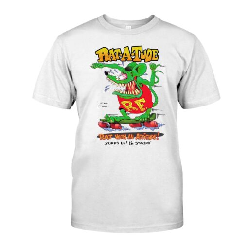 rat with an attitude WhiteShirt 1