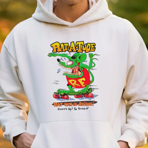 rat with an attitude hoodie 3