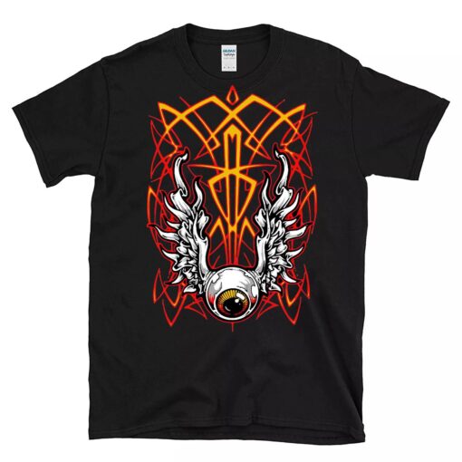 ratfink Flying eyeball hot rod BlackShirt 1