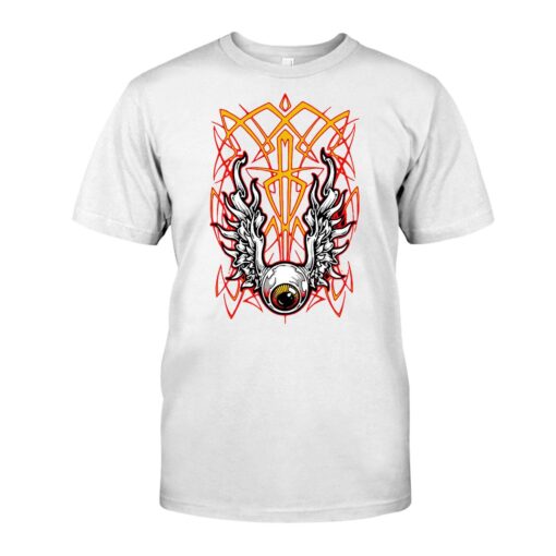 ratfink Flying eyeball hot rod WhiteShirt 1