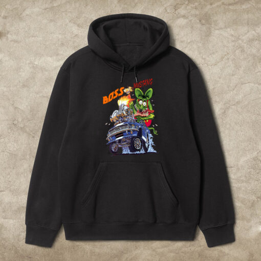 ratfink boss mustang hoodie 1