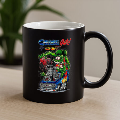 ratfink chevelle guta by chevy Mug 4