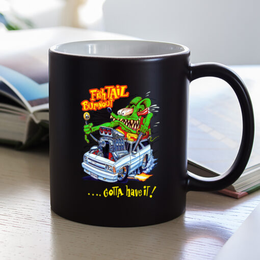 ratfink fish tail burnout Mug 1