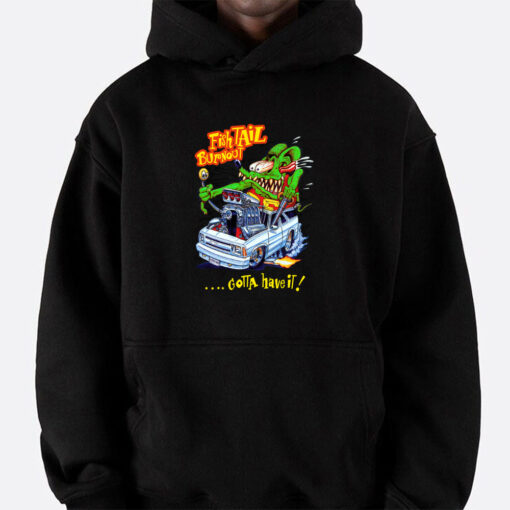 ratfink fish tail burnout hoodie 5