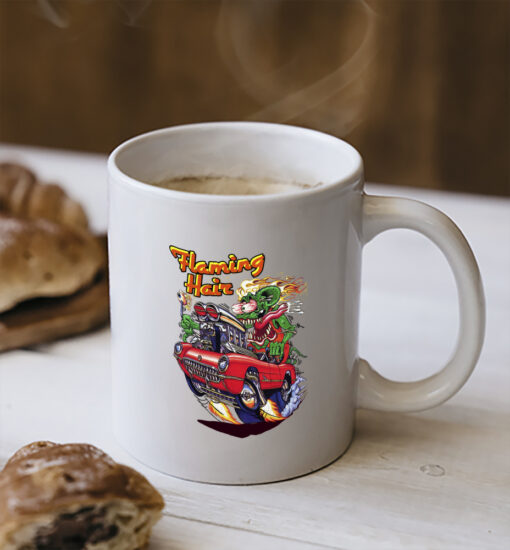 ratfink flaming hair Mug 2