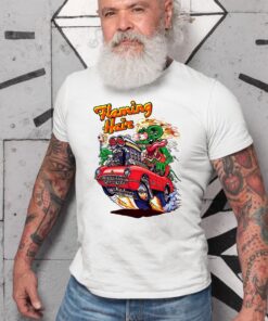 ratfink flaming hair WhiteShirt 2