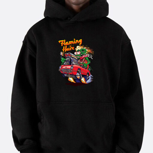 ratfink flaming hair hoodie 5
