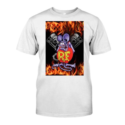 ratfink hot rod piston WhiteShirt 1