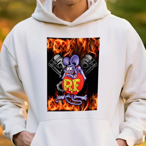 ratfink hot rod piston hoodie 3