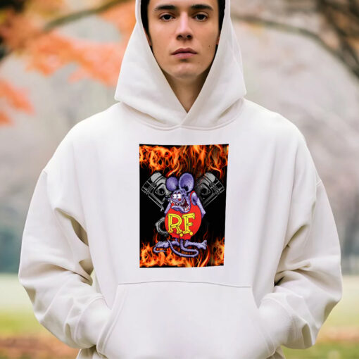 ratfink hot rod piston hoodie 4