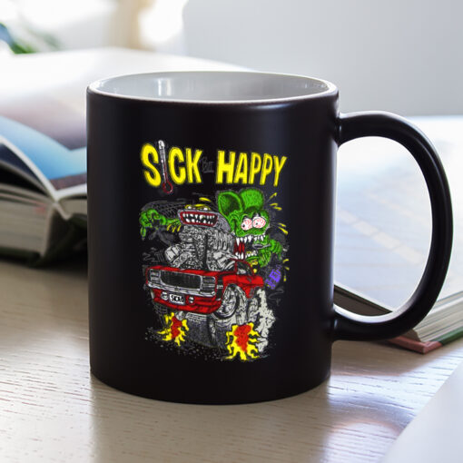 ratfink sick but happy Mug 1