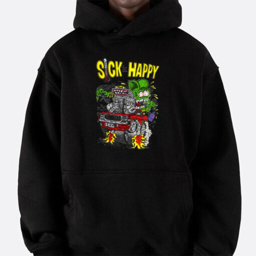 ratfink sick but happy hoodie 5