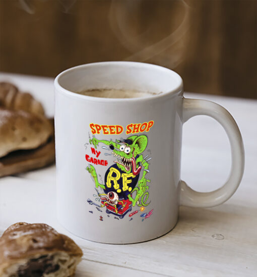 ratfink speed shop garage Mug 2