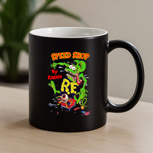 ratfink speed shop garage Mug 4