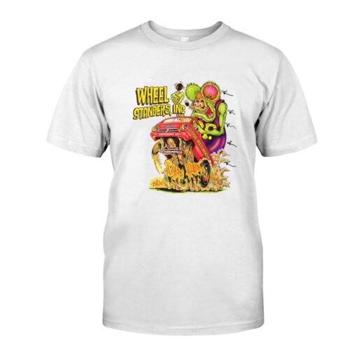 ratfink wheel standers inc WhiteShirt 1