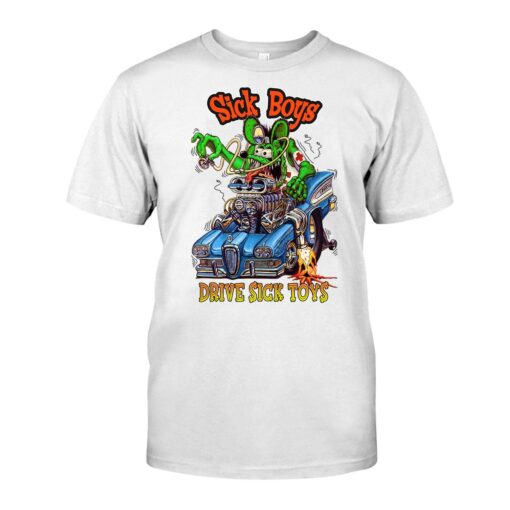 sick boys drive sick toys WhiteShirt 1