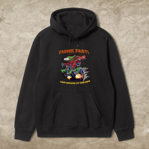 think fast hot rod hoodie 1